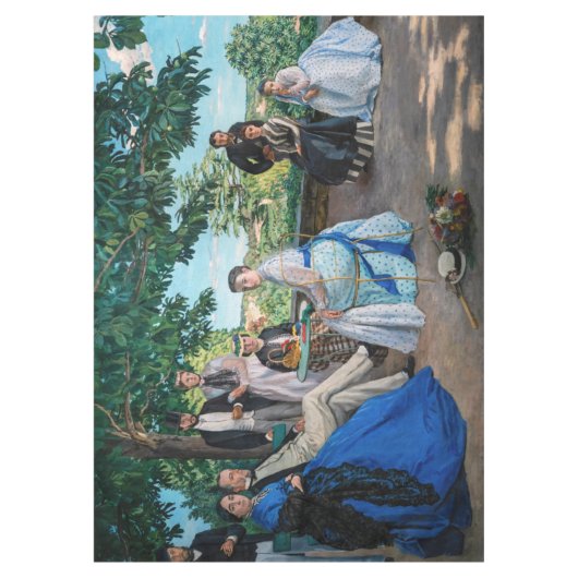 Frederic Bazille - de gezinshereniging Tafelkleed (Voorkant)