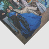 Frederic Bazille - de gezinshereniging Tissuepapier (Detail)