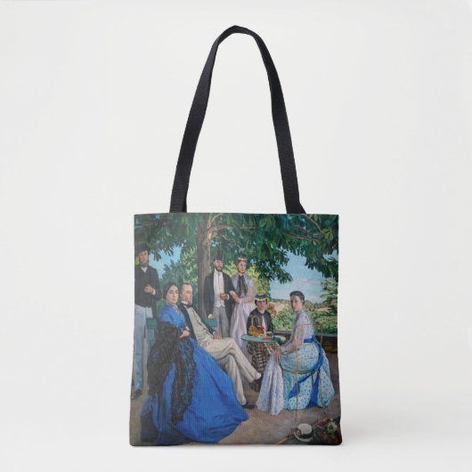 Frederic Bazille - de gezinshereniging Tote Bag (Voorkant)