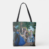 Frederic Bazille - de gezinshereniging Tote Bag (Achterkant)