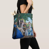 Frederic Bazille - de gezinshereniging Tote Bag (Dichtbij)