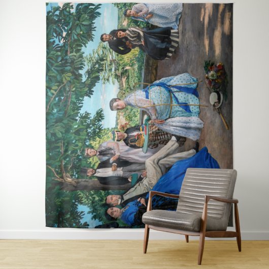 Frederic Bazille - de gezinshereniging Wandkleed (In situ)