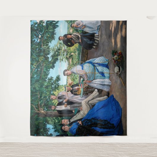 Frederic Bazille - de gezinshereniging Wandkleed (Voorkant)