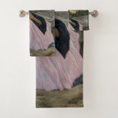 Frederic Bazille - de roze dress Bad Handdoek (Insitu)