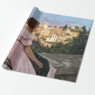 Frederic Bazille - de roze dress Cadeaupapier