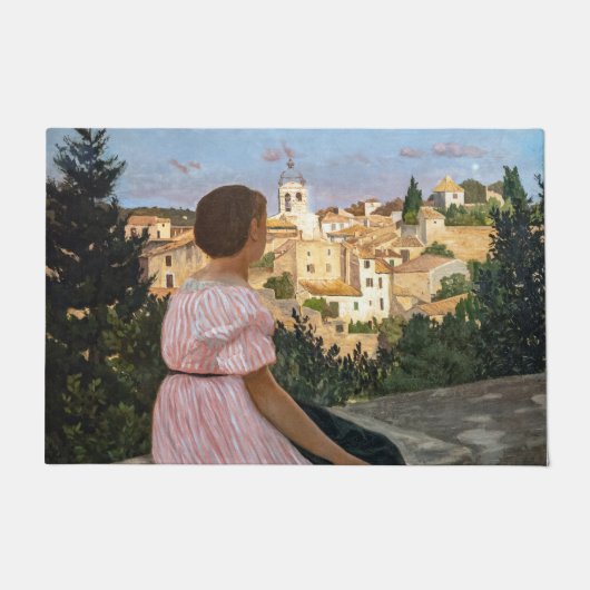 Frederic Bazille - de roze dress Deurmat (Voorkant)