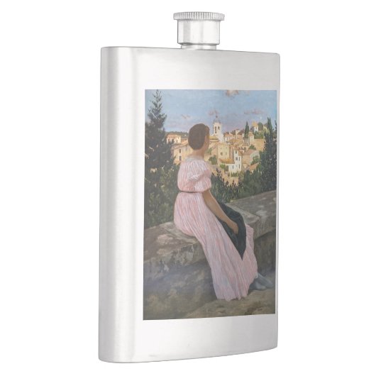 Frederic Bazille - de roze dress Flacon (Rechts)