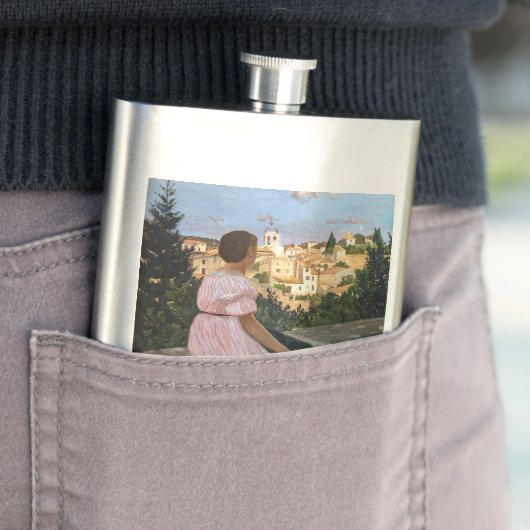 Frederic Bazille - de roze dress Flacon (Voorbeeld)