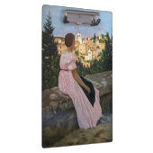 Frederic Bazille - de roze dress Klembord (Rechts)