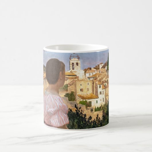 Frederic Bazille - de roze dress Koffiemok (Center)