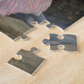 Frederic Bazille - de roze dress Legpuzzel (Zijkant)