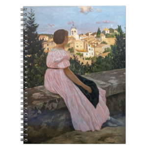 Frederic Bazille - de roze dress Notitieboek