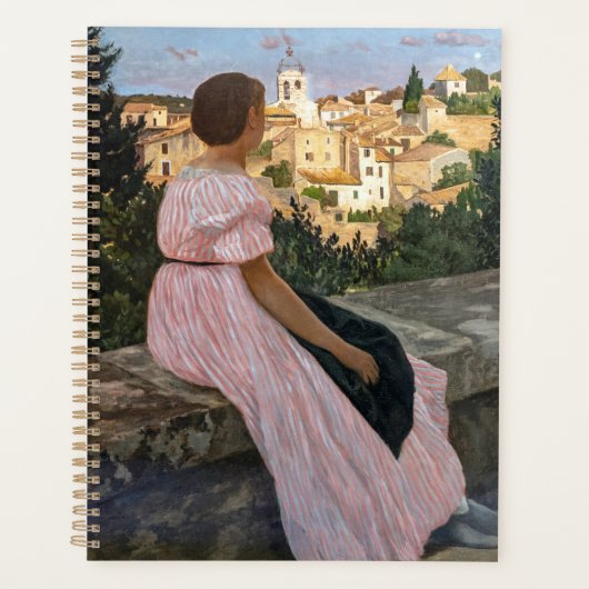 Frederic Bazille - de roze dress Planner (Voorkant)