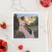 Frederic Bazille - de roze dress Servet (Insitu)