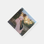 Frederic Bazille - de roze dress Servet (Hoek)