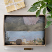 Frederic Bazille - de roze dress Tissuepapier (Geschenk)