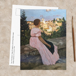 Frederic Bazille - De Roze Jurk Briefkaart