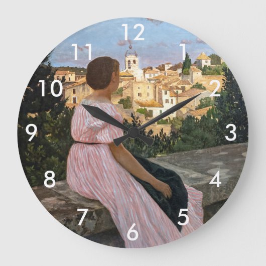 Frederic Bazille - De Roze Jurk Grote Klok (Voorkant)