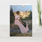 Frederic Bazille - De Roze Jurk Kaart (Voorkant)