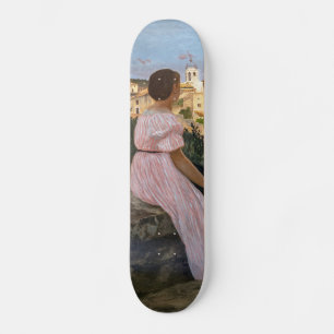 Frederic Bazille - De Roze Jurk Persoonlijk Skateboard