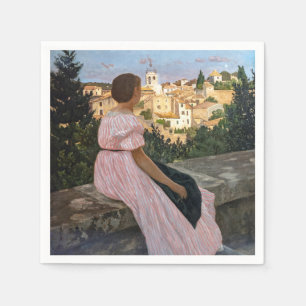 Frederic Bazille - De Roze Jurk Servet