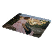 Frederic Bazille - De Roze Jurk Snijplank (Hoek)