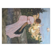 Frederic Bazille - De Roze Jurk Tafelkleed (Voorkant (Horizontaal))