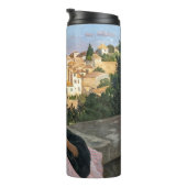 Frederic Bazille - De Roze Jurk Thermosbeker (Geroteerd rechts)