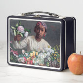 Frederic Bazille - Jonge vrouw met Pioenrozen (In situ)
