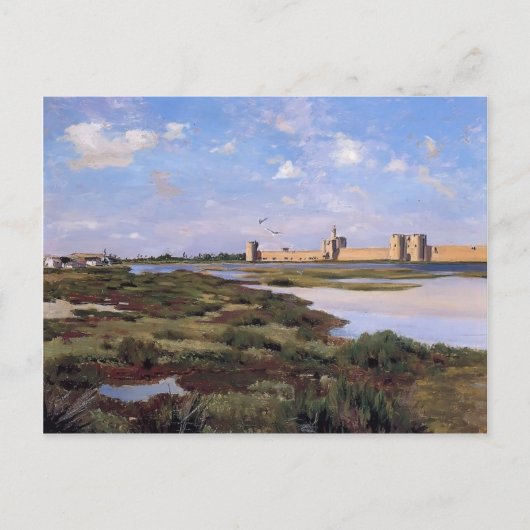 Frederic Bazille- Landscape Aigues-Mortes Briefkaart (Voorkant)