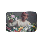 Frederic Bazille - Young Woman with Peonies Badmat (Voorkant)