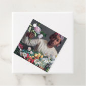 Frederic Bazille - Young Woman with Peonies Bedankjes Labels (In situ)