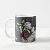 Frederic Bazille - Young Woman with Peonies Koffiemok (Links)