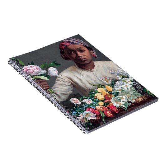 Frederic Bazille - Young Woman with Peonies Notitieboek (Rechterzijde)