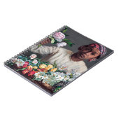 Frederic Bazille - Young Woman with Peonies Notitieboek (Linkerzijde)