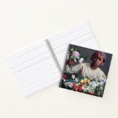 Frederic Bazille - Young Woman with Peonies Notitieboek (Binnen)