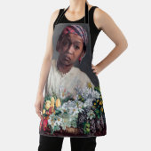 Frederic Bazille - Young Woman with Peonies Schort (Insitu)