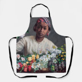 Frederic Bazille - Young Woman with Peonies Schort (Voorkant)