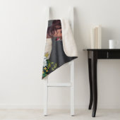 Frederic Bazille - Young Woman with Peonies Sherpa Deken (In situ)