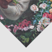 Frederic Bazille - Young Woman with Peonies Tissuepapier (Detail)