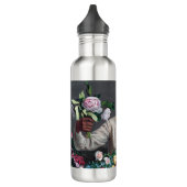 Frederic Bazille - Young Woman with Peonies Waterfles (Links)