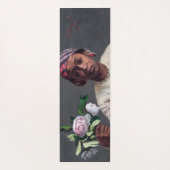 Frederic Bazille - Young Woman with Peonies Yogamat (Achterkant)