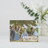 Frédéric Bazille's familiereünie Save the Date Briefkaart (Staand voorkant)