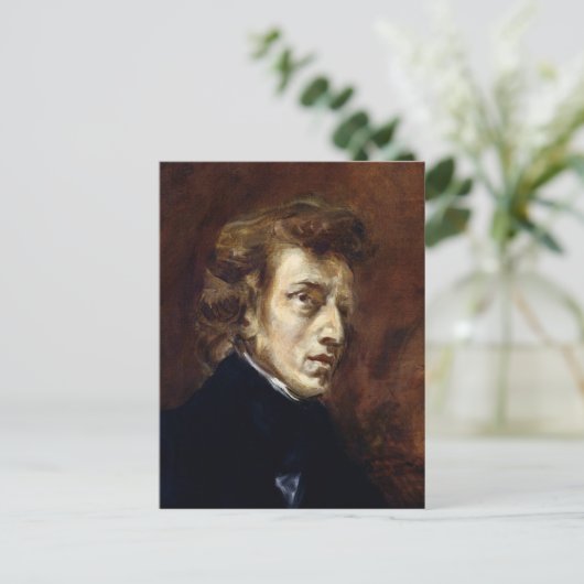 Frederic Chopin 1838 Briefkaart (Staand voorkant)