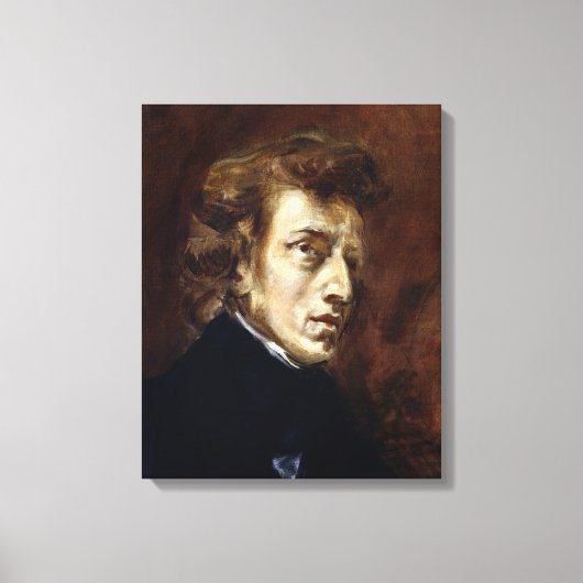 Frederic Chopin 1838 Canvas Afdruk (Voorkant)