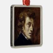 Frederic Chopin 1838 Metalen Ornament (Rechts)