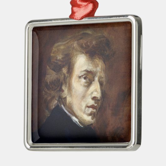Frederic Chopin 1838 Metalen Ornament (Links)