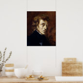 Frederic Chopin 1838 Poster (Keuken)