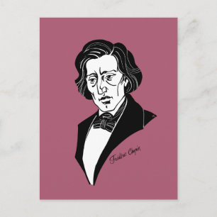 Frederic Chopin Briefkaart