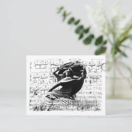 Frederic Chopin Briefkaart (Staand voorkant)